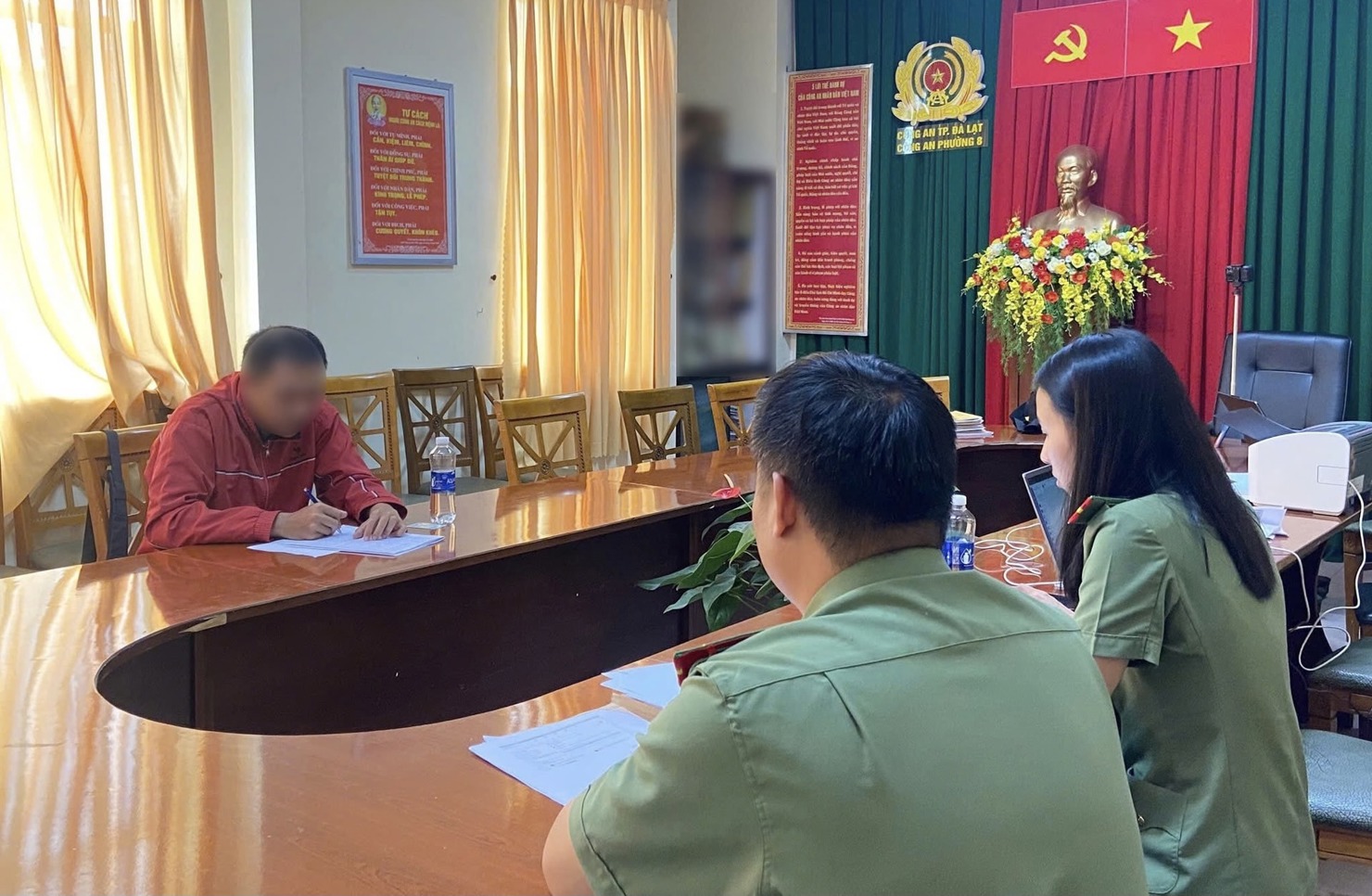 P.M.T.P bị xử phạt 7,5 riệu đồng . Ảnh: Công an Lâm Đồng cung cấp