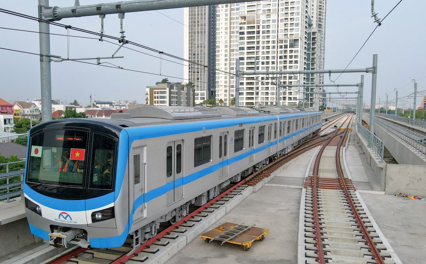 Dự án đường sắt đô thị Thành phố cần vốn vay. Ảnh: QT