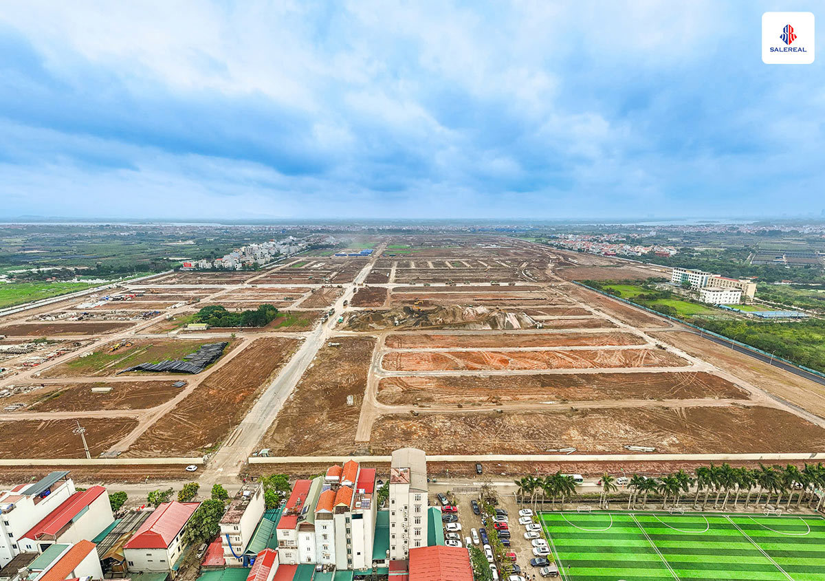 Dự án Wonder City đang được triển khai tại Đan Phượng, Hà Nội. Ảnh: Internet