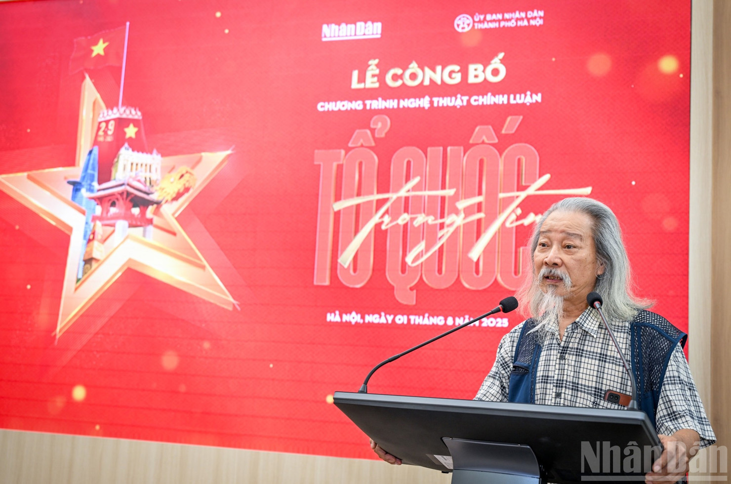 Nhạc sĩ Văn Thao b&agrave;y tỏ sự x&uacute;c động khi ca kh&uacute;c &ldquo;Tiến qu&acirc;n ca&rdquo; của cha &ocirc;ng - cố nhạc sĩ Văn Cao sẽ vang l&ecirc;n trong chương tr&igrave;nh. &nbsp;