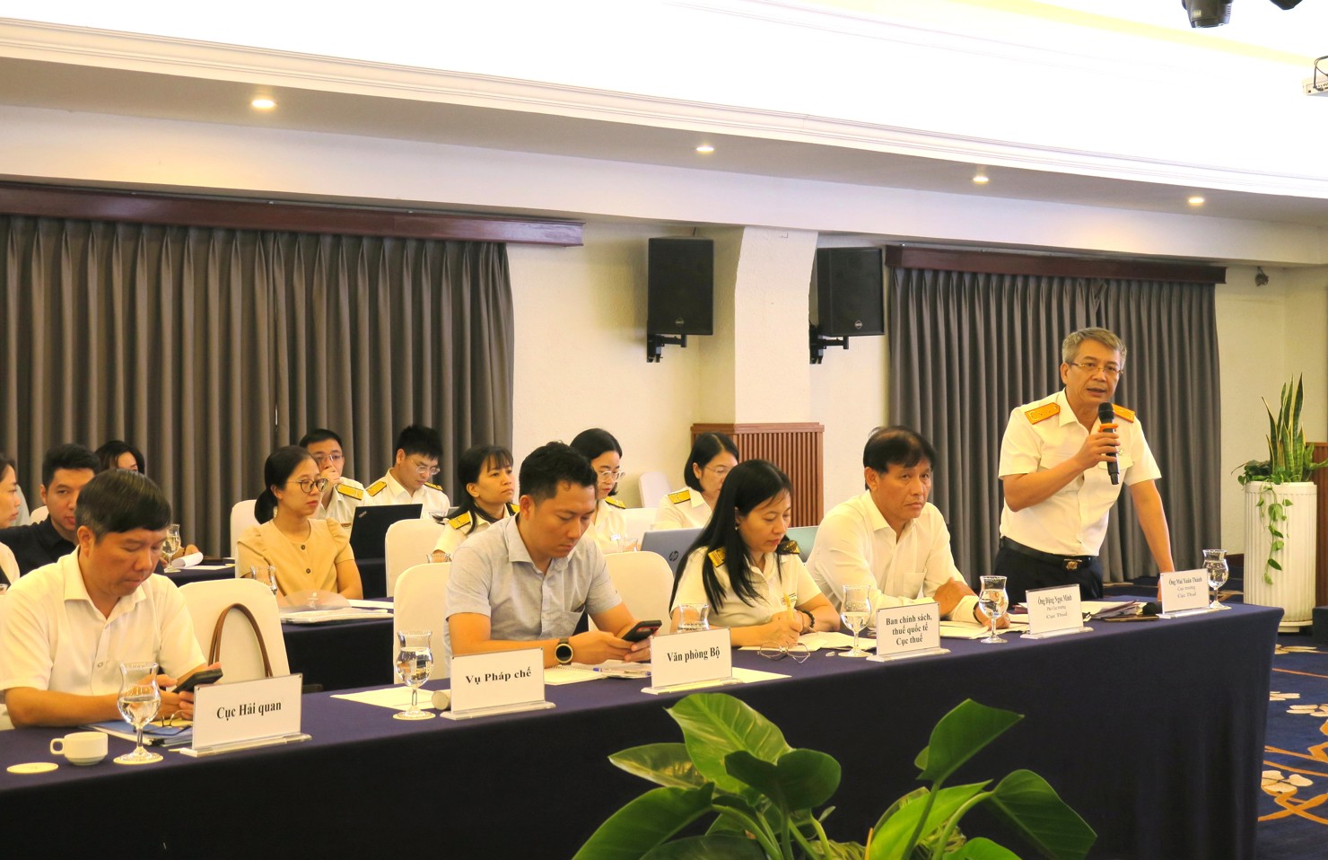 &Ocirc;ng Mai Xu&acirc;n Th&agrave;nh ghi nhận v&agrave; khẳng định c&aacute;c &yacute; kiến, kiến nghị đ&oacute;ng g&oacute;p tại chương tr&igrave;nh mang t&iacute;nh x&acirc;y dựng v&agrave; thực tiễn cao. Ảnh: Đức Mỹ