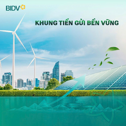 Khung Tiền gửi bền vững được BIDV ban hành vào tháng 04/2025.