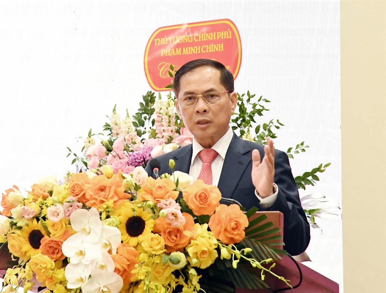 Phó Thủ tướng Chính phủ Bùi Thanh Sơn phát biểu chỉ đạo Đại hội.