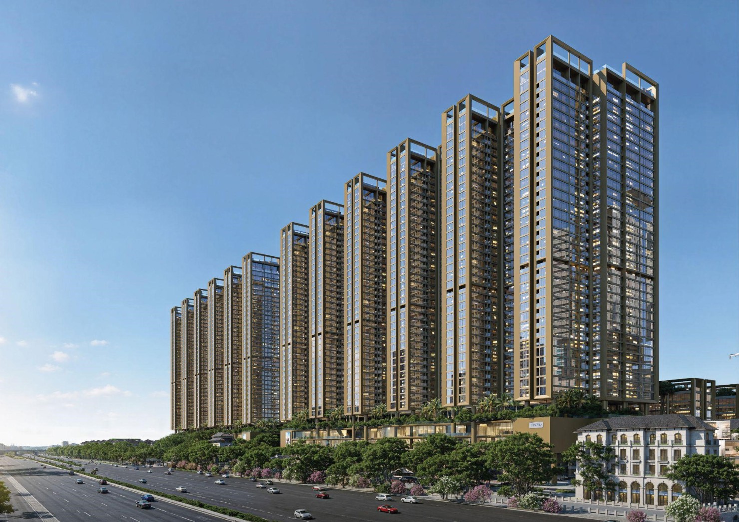 Sunshine Legend City với gần 8000 căn hộ cao cấp nhưng có mức giá chỉ từ hơn 40 triệu đồng/m² (đã bao gồm nội thất thông minh, hiện đại).