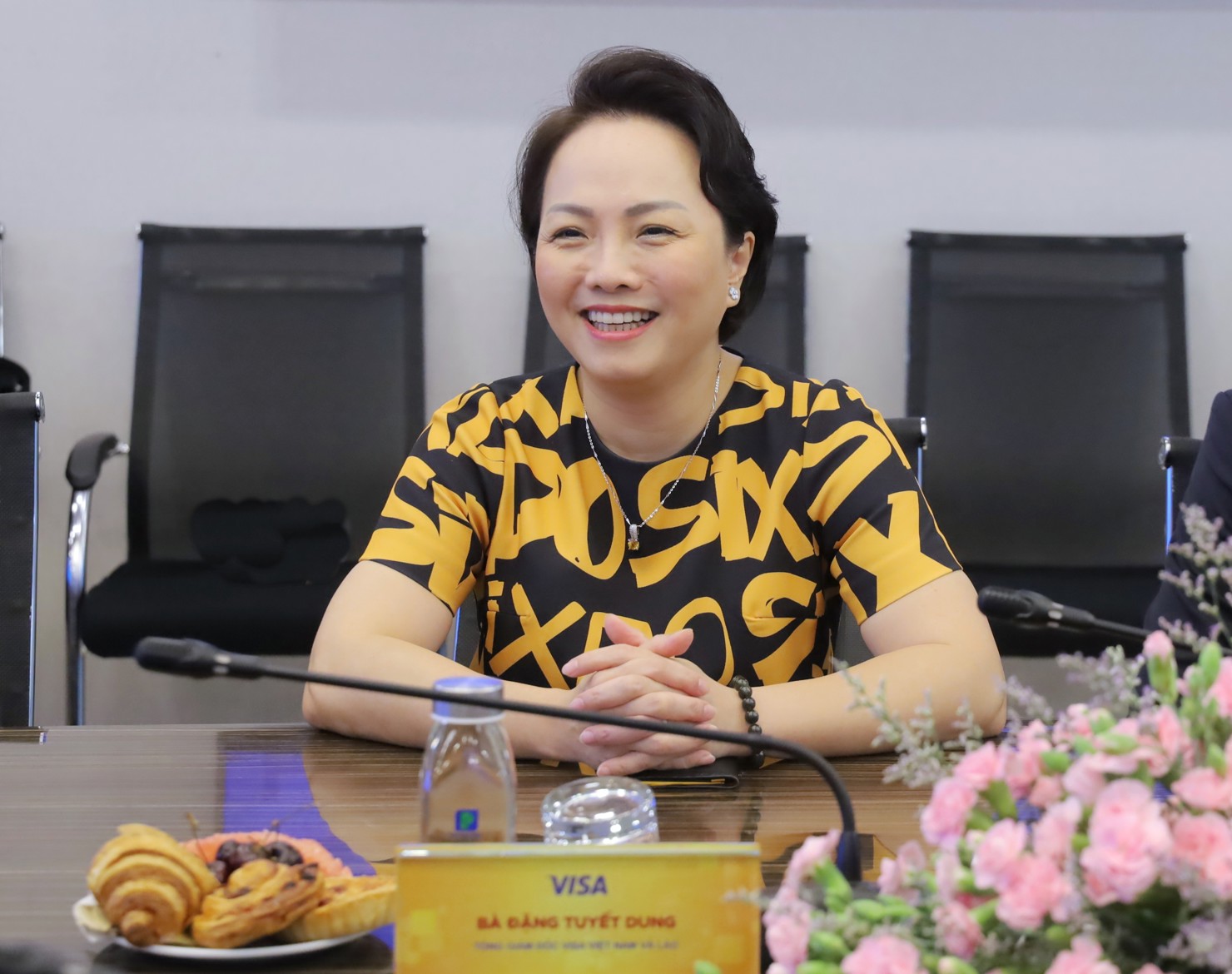 Bà Đặng Tuyết Dung - Giám đốc Visa Việt Nam và Lào khẳng định Petrolimex là đối tác chiến lược quan trọng trong hành trình thúc đẩy tài chính toàn diện tại Việt Nam.