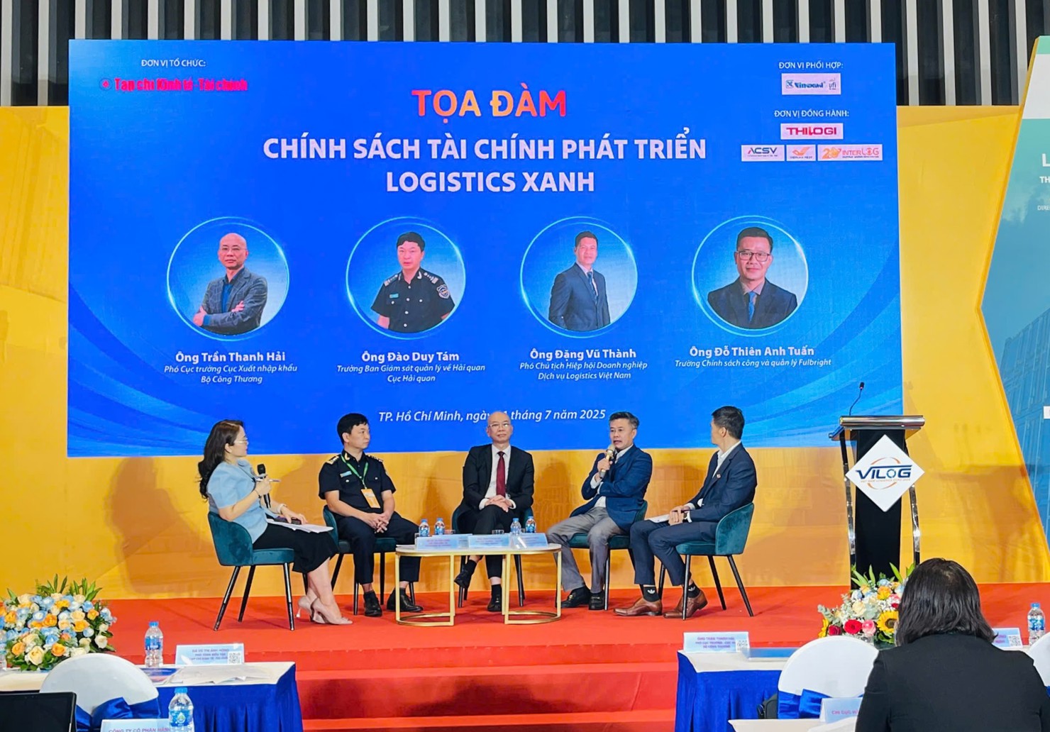 Ông Đỗ Thiên Anh Tuấn chia sẻ tại Tọa đàm "Chính sách tài chính phát triển logistics xanh" do Tạp chí Kinh tế - Tài chính tổ chức ngày 31/7/2025. 