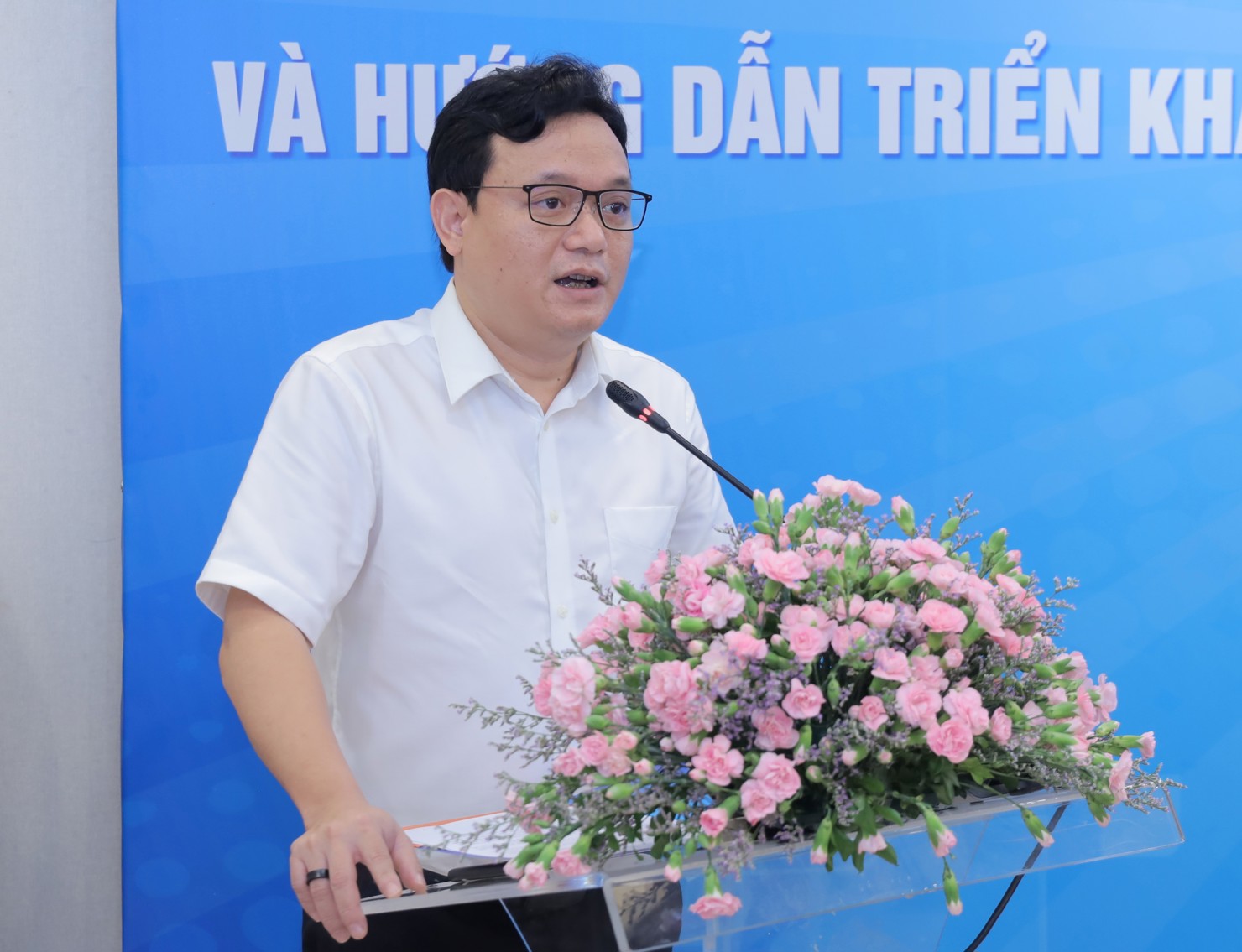 Phó Tổng Giám đốc Nguyễn Ngọc Tú phát biểu Khai mạc Hội nghị.