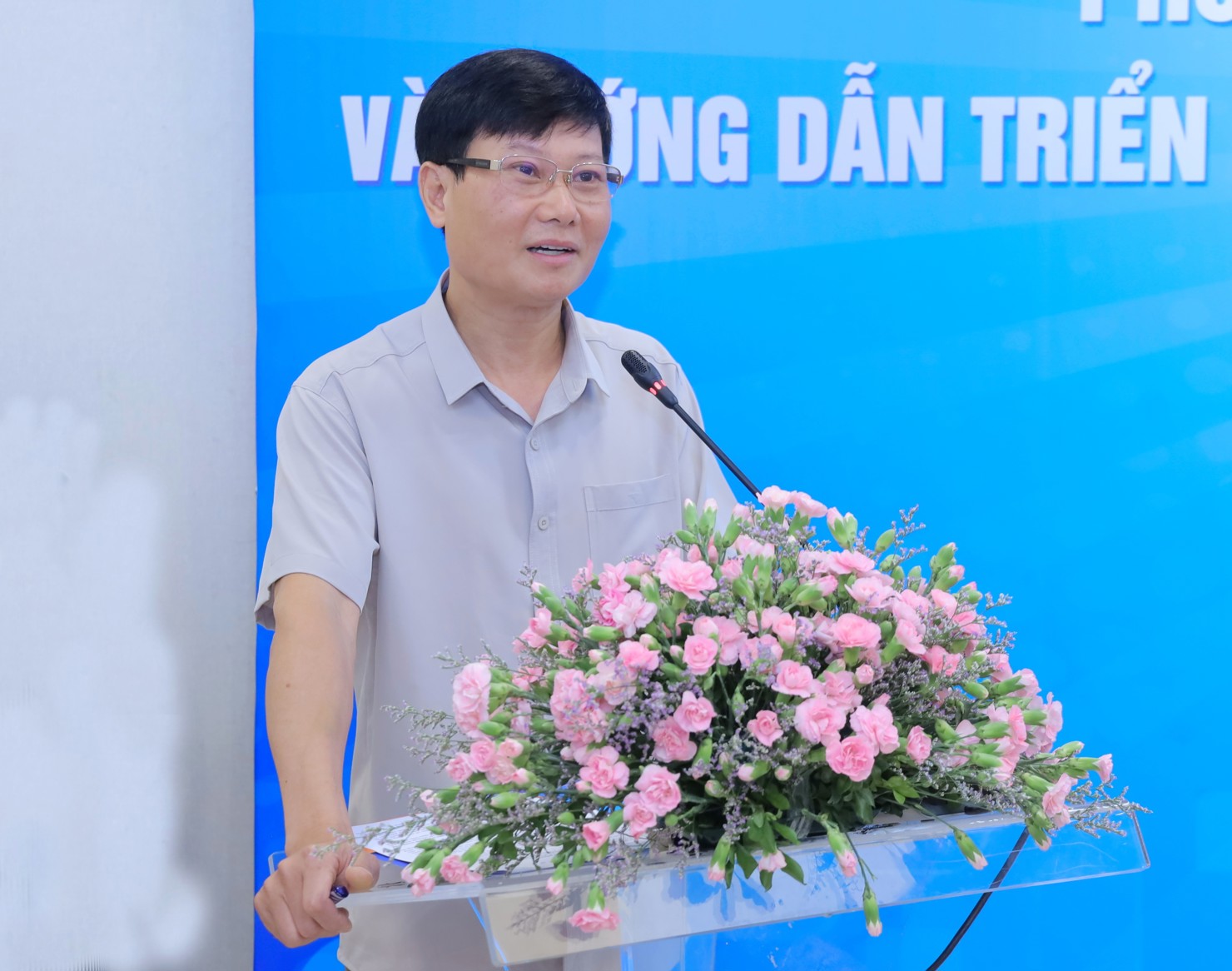 Phó Bí thư Đảng ủy, Thành viên HĐQT, Tổng Giám đốc Lưu Văn Tuyển phát biểu chỉ đạo định hướng công tác BVMT của Petrolimex giai đoạn 2025 - 2030.