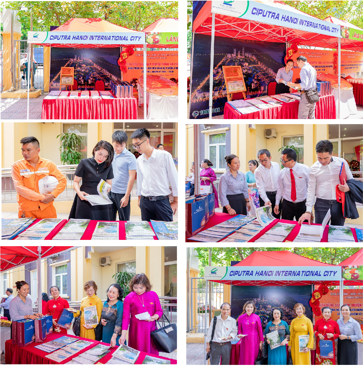 Gian h&agrave;ng Ciputra Hanoi tại Đại hội Đảng bộ phường Ph&uacute; Thượng