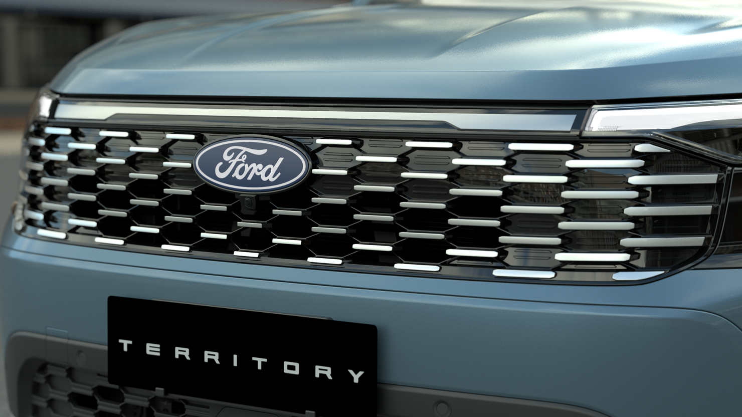 Ford Territory phi&ecirc;n bản mới được trang bị gương chiếu hậu trong xe t&iacute;ch hợp t&iacute;nh năng truyền h&igrave;nh ảnh trực tiếp, sử dụng camera 2 megapixel để ph&aacute;t video thời gian thực khu vực ngay ph&iacute;a sau xe.&nbsp;