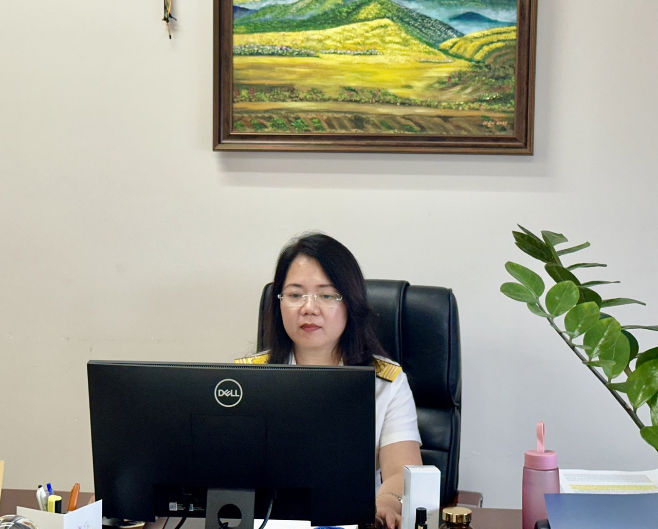 Bà Phạm Thị Tuyết Lan, Trưởng Ban Dự toán, Thống kê Thuế. Ảnh: TN.