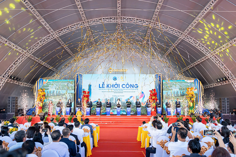 Lễ khởi c&ocirc;ng si&ecirc;u tổ hợp văn h&oacute;a, vui chơi giải tr&iacute; v&agrave; thương mại dịch vụ cao cấp Da Nang Downtown