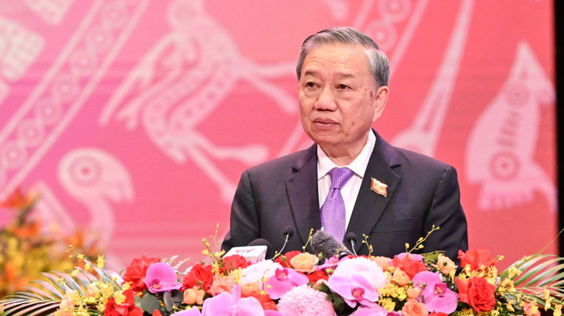 Tổng Bí thư Tô Lâm.  