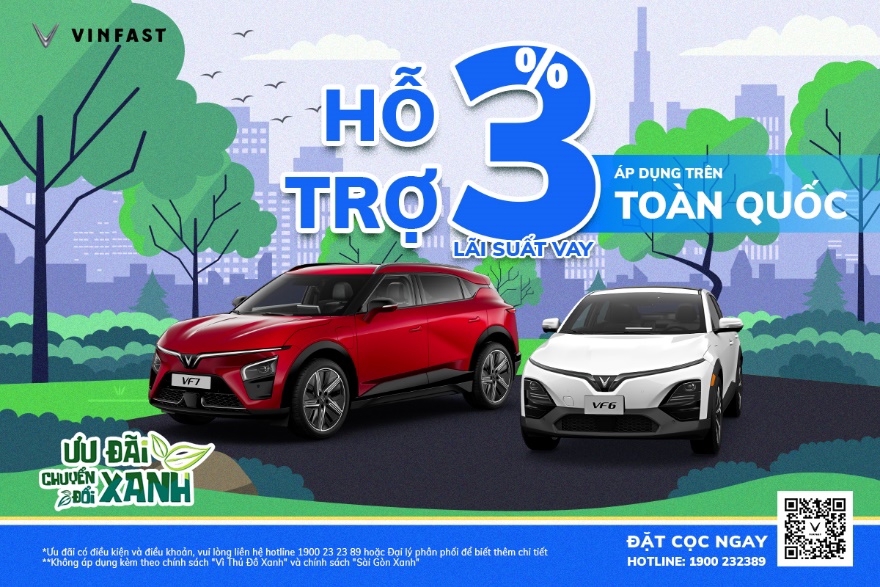 Ch&iacute;nh s&aacute;ch Chuyển đổi Xanh với nhiều ưu đ&atilde;i được VinFast mở rộng tới tất cả c&aacute;c địa phương tr&ecirc;n cả nước