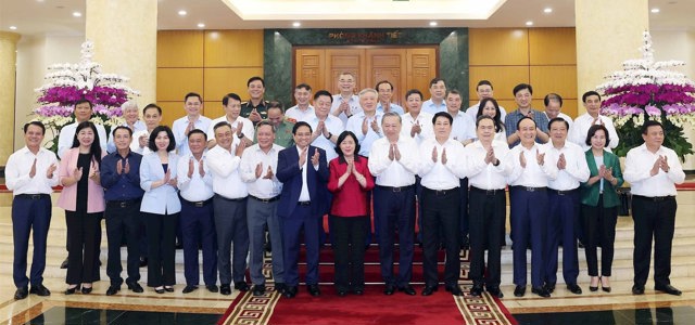 Tổng Bí thư Tô Lâm và các đại biểu. Ảnh: Thống Nhất – TTXVN
