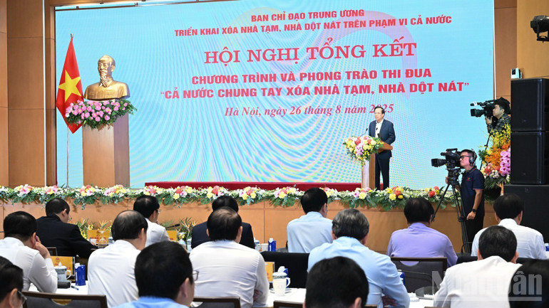 Quang cảnh Hội nghị tổng kết. (Ảnh: TRẦN HẢI)