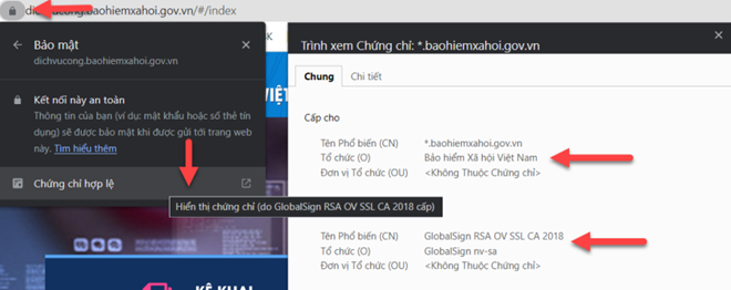 Cảnh báo website giả mạo Cổng dịch vụ công trực tuyến Bảo hiểm xã hội Việt Nam - Ảnh 2