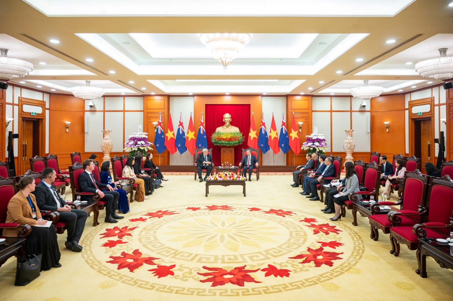 Toàn cảnh cuộc tiếp. Ảnh: Phạm Thắng. 