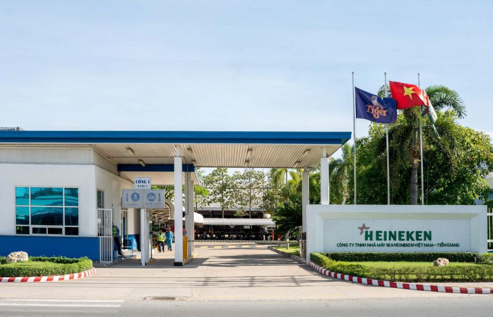 Công ty TNHH Nhà máy bia Heineken Việt Nam - Tiền Giang tạm nộp thuế TNDN (đến ngày 24/8) hơn 124,4 tỷ đồng. Ảnh: TL