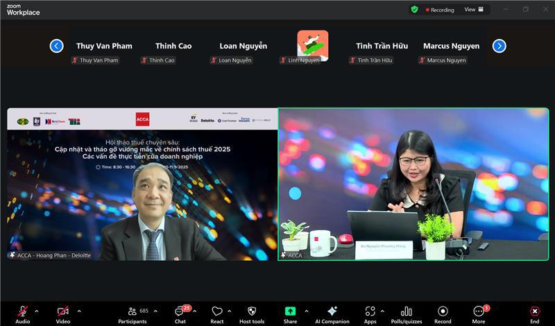 Ông Phan Vũ Hoàng - Phó Tổng giám đốc Deloitte Việt Nam phân tích những thay đổi quan trọng liên quan đến Thuế Thu nhập doanh nghiệp và thuế thương mại điện tử.