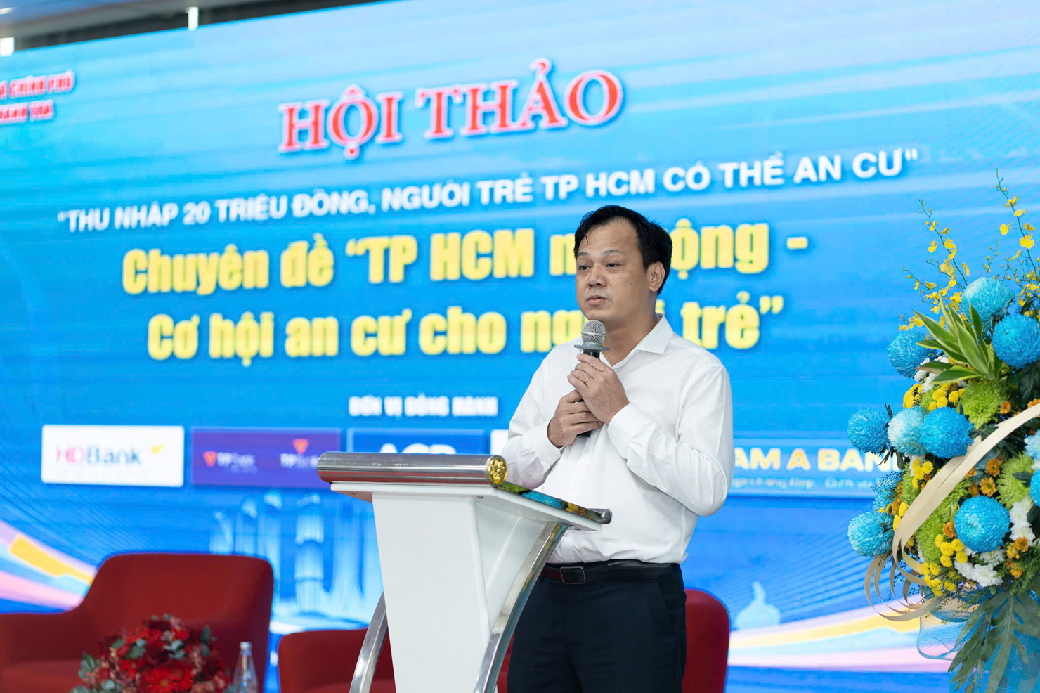 &Ocirc;ng Chử Văn Hải, Trưởng ph&ograve;ng Quản l&yacute;, ph&aacute;t triển nh&agrave; ở x&atilde; hội, Cục Quản l&yacute; nh&agrave; v&agrave; thị trường bất động sản, Bộ X&acirc;y dựng. Ảnh: TS