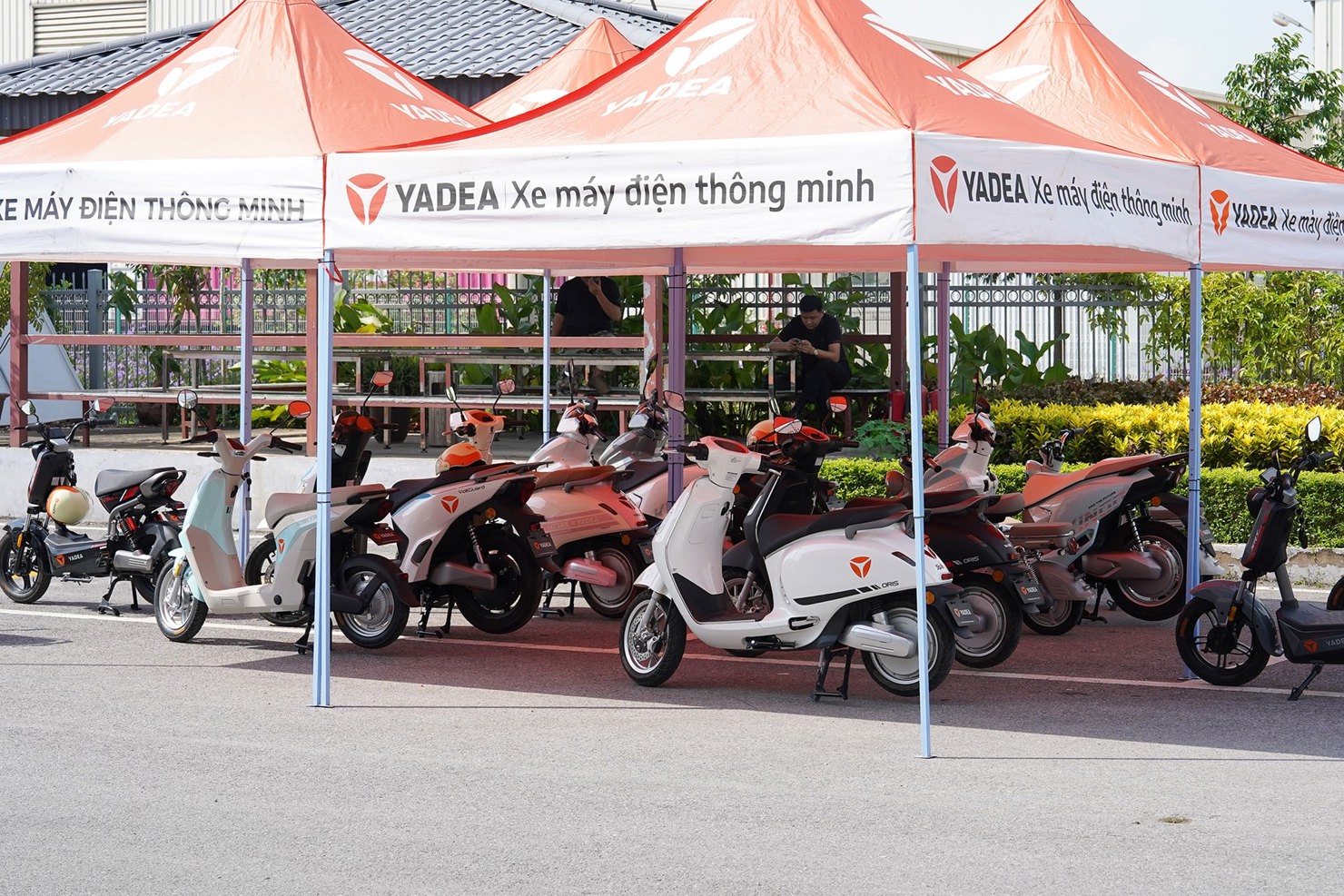Xe điện hai b&aacute;nh gi&aacute; rẻ đang "gặm nhấm" dần thị phần của xe xăng truyền thống. Ảnh: Ho&agrave;ng Linh&nbsp;