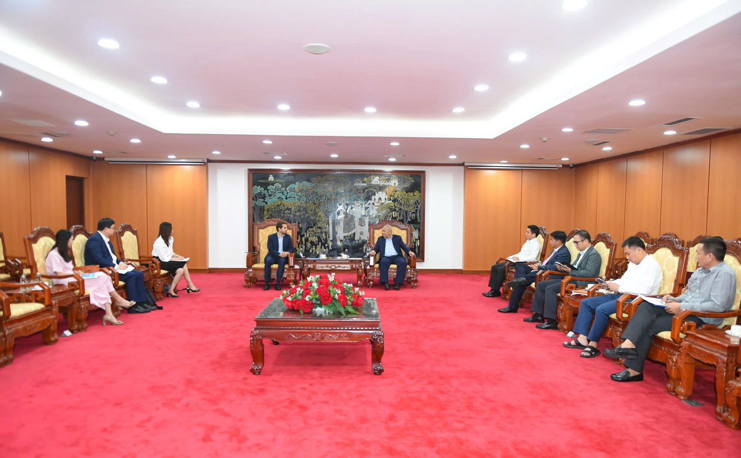 To&agrave;n cảnh buổi trao đổi.&nbsp;