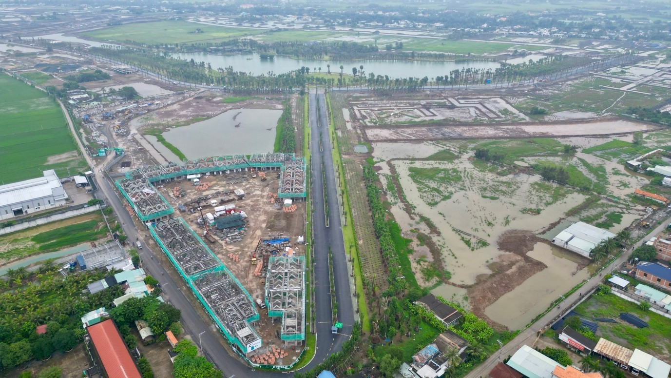 Nhiều dự án bất động sản triển khai đã tạo thêm nguồn thu lớn cho tỉnh Tây Ninh. Ảnh: Anh Hào