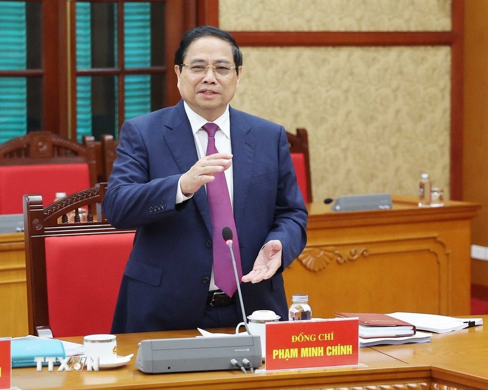 Thủ tướng Ch&iacute;nh phủ Phạm Minh Ch&iacute;nh ph&aacute;t biểu. Ảnh: Thống Nhất/TTXVN. &nbsp;