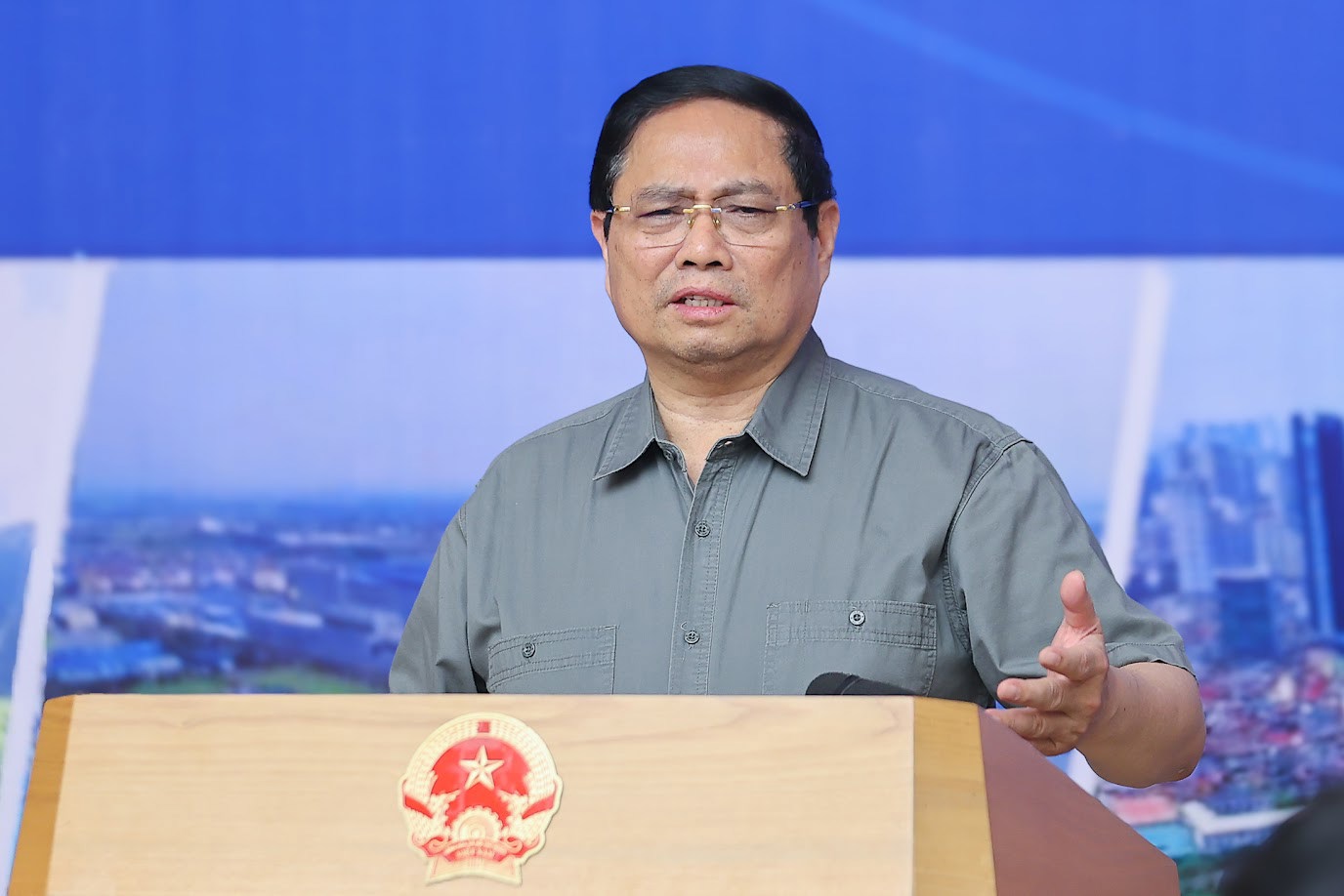 Thủ tướng đề nghị, với vai tr&ograve;, vị tr&iacute;, tiềm năng kh&aacute;c biệt, cơ hội nổi trội, lợi thế cạnh tranh, V&ugrave;ng cần ph&aacute;t huy "3 ti&ecirc;n phong". Ảnh: VGP/Nhật Bắc