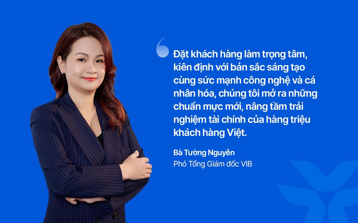 Bà Tường Nguyễn, Phó Tổng Giám đốc VIB. Ảnh: NVCC
