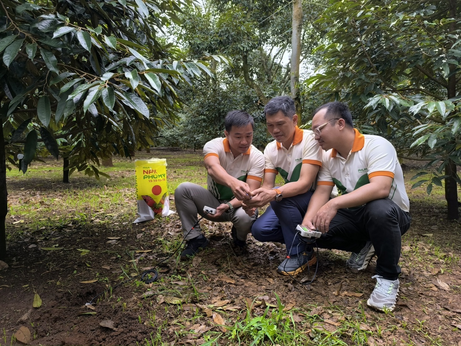Khắp c&aacute;c v&ugrave;ng miền, đội ngũ c&aacute;n bộ thị trường - kỹ sư n&ocirc;ng nghiệp của PVFCCo - Ph&uacute; Mỹ vẫn ng&agrave;y ng&agrave;y c&oacute; mặt tr&ecirc;n ruộng đồng.