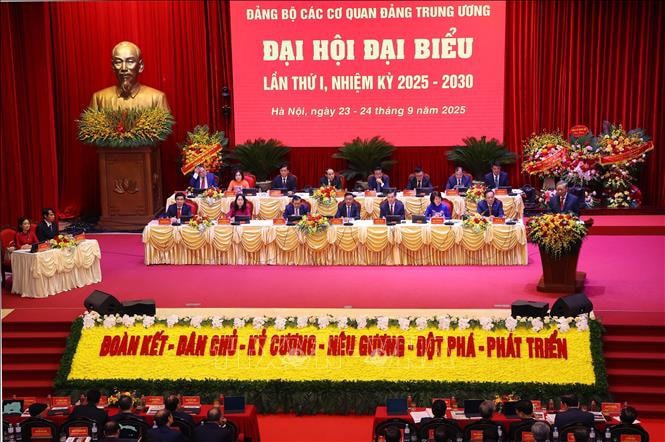 Tổng Bí thư Tô Lâm phát biểu chỉ đạo Đại hội. Ảnh: Văn Điệp/TTXVN .