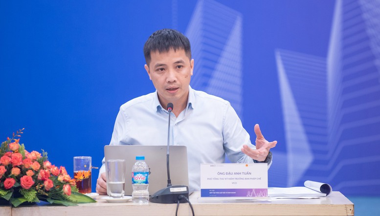 &Ocirc;ng Đậu Anh Tuấn - Ph&oacute; Tổng thư k&yacute;, Trưởng Ban Ph&aacute;p chế VCCI đ&aacute;nh gi&aacute; cao những bước tiến t&iacute;ch cực của dự thảo Luật Đầu tư kinh doanh&nbsp;