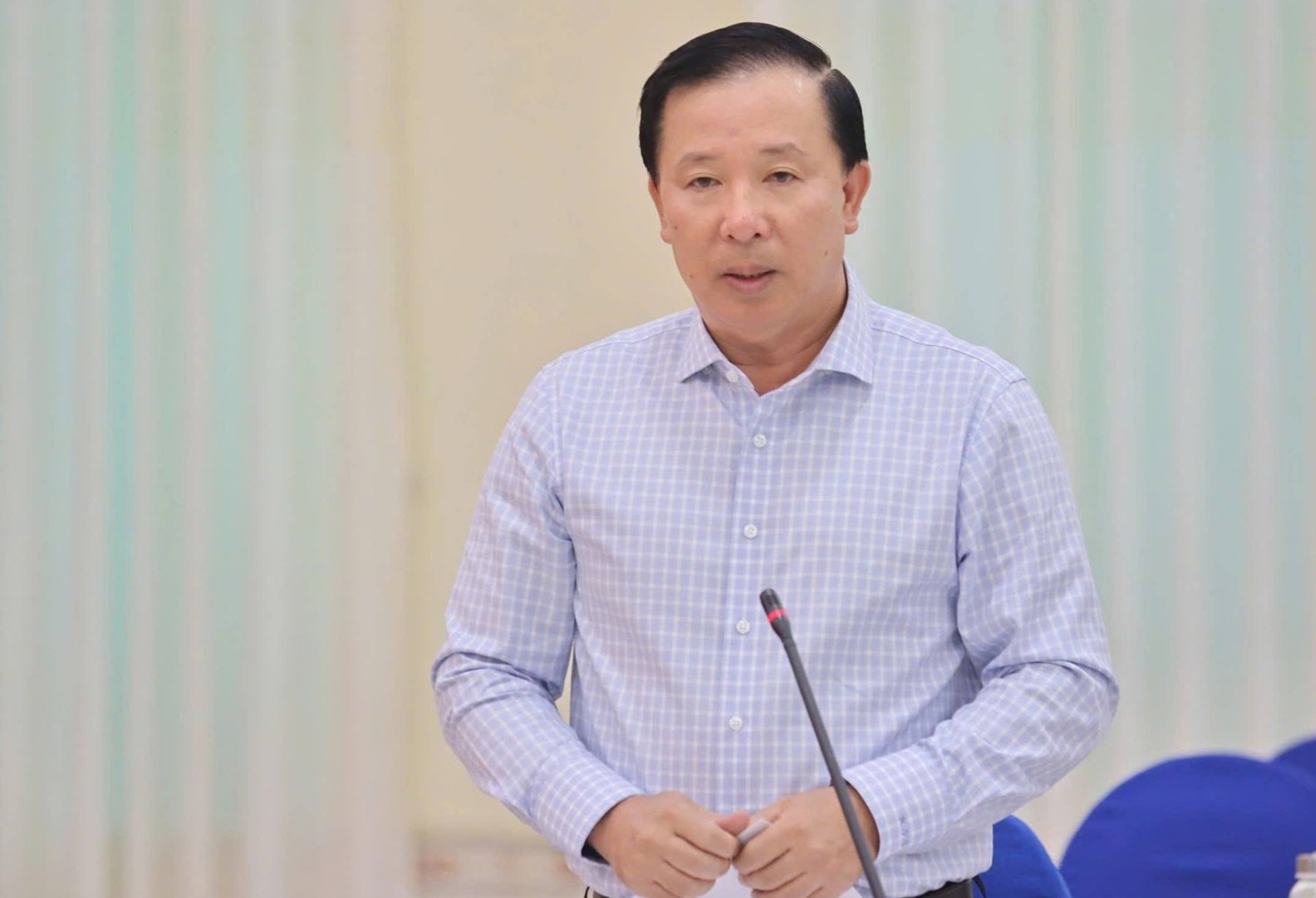 Chủ tịch UBND tỉnh T&acirc;y Ninh Nguyễn Văn &Uacute;t. Ảnh: VP