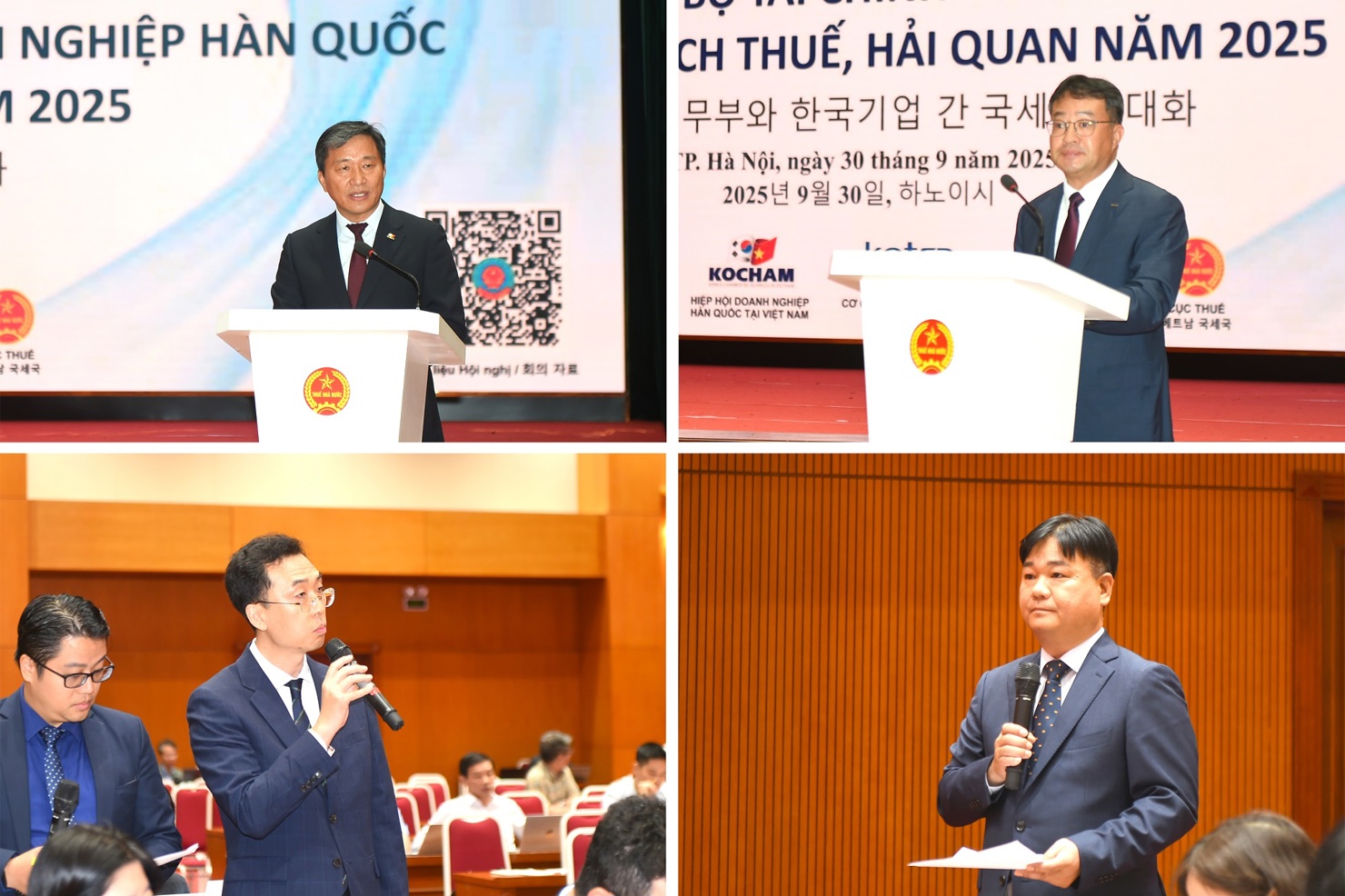 Đại diện c&aacute;c doanh nghiệp H&agrave;n Quốc trao đổi trực tiếp tại Hội nghị.