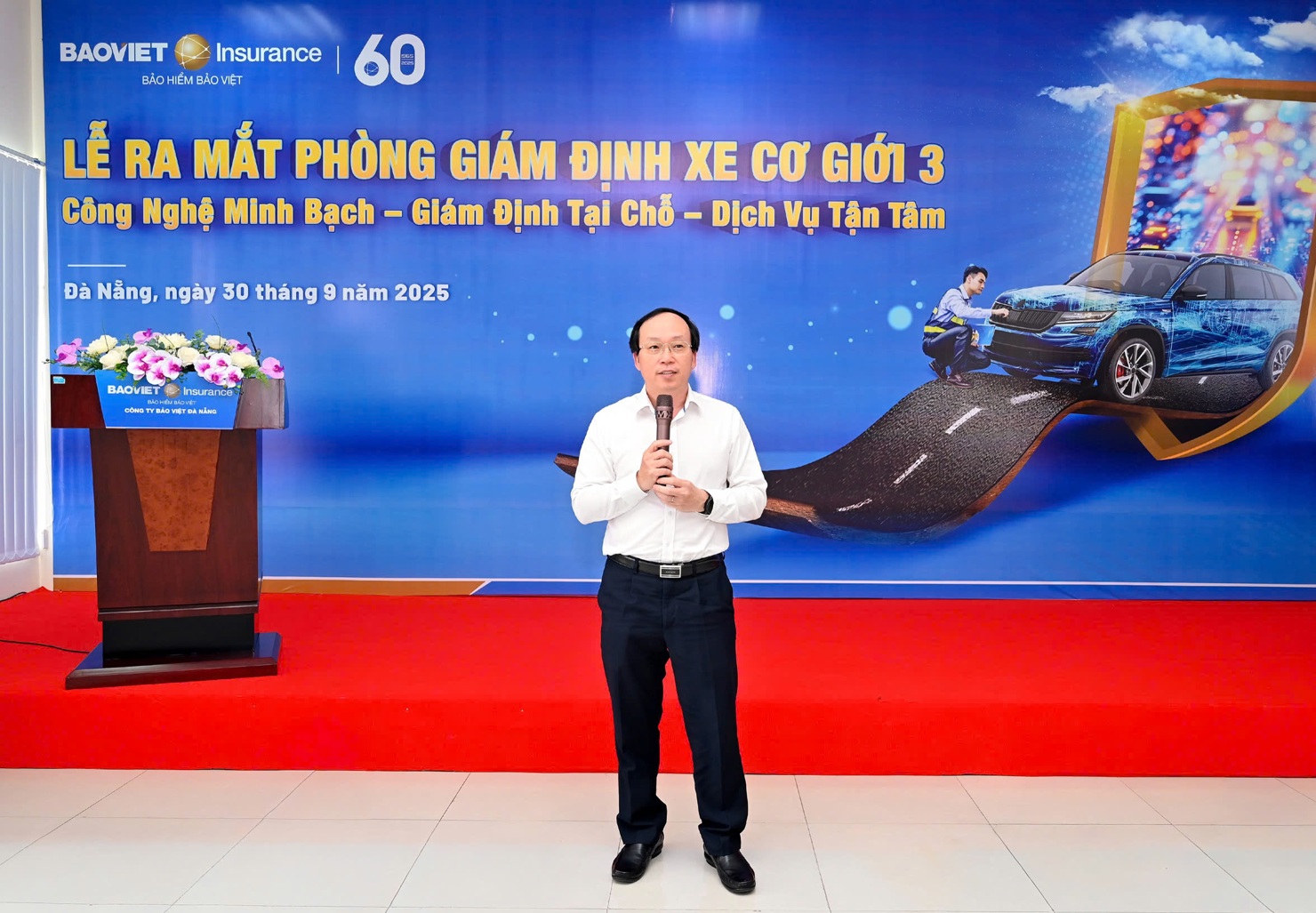 &Ocirc;ng Đỗ Ho&agrave;ng Phương - Ph&oacute; Tổng Gi&aacute;m đốc Tổng C&ocirc;ng ty Bảo hiểm Bảo Việt.