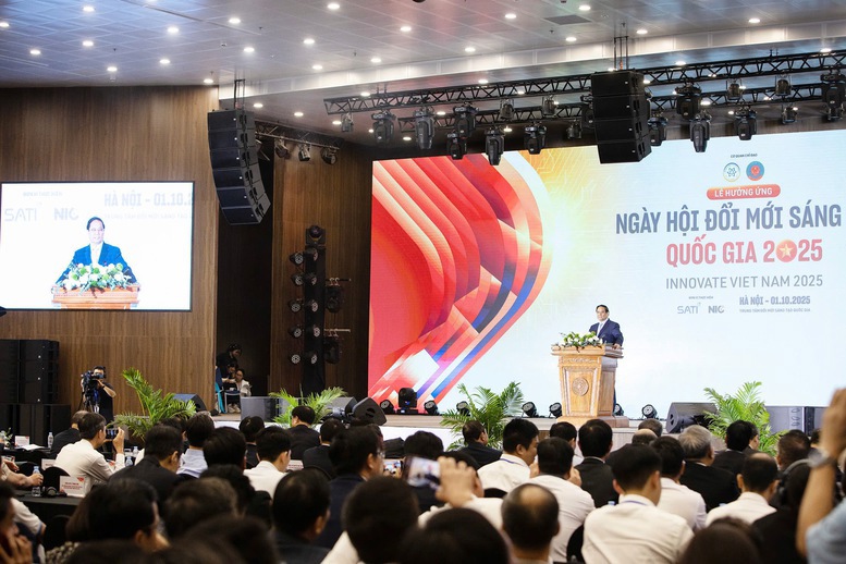 To&agrave;n cảnh Lễ hưởng ứng&nbsp;Ng&agrave;y hội Đổi mới s&aacute;ng tạo Quốc gia năm 2025.