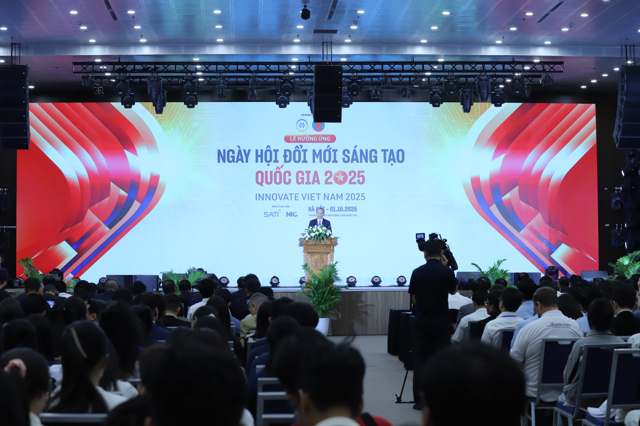 To&agrave;n cảnh Lễ hưởng ứng Ng&agrave;y hội Đổi mới s&aacute;ng tạo Quốc gia năm 2025.