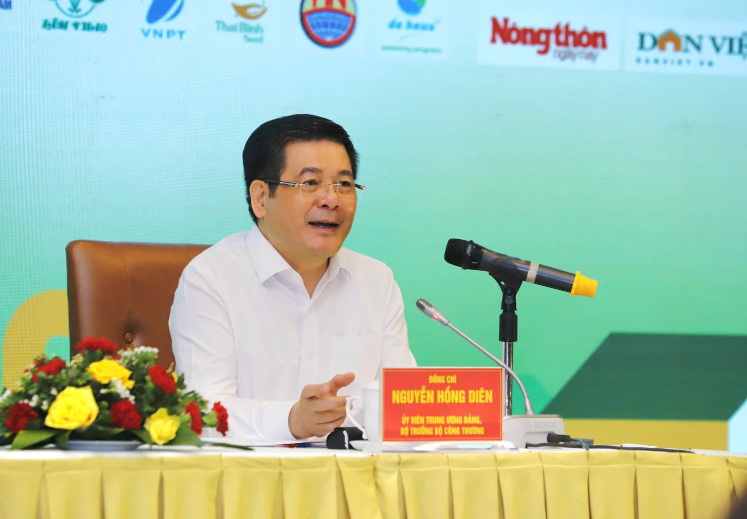 Bộ trưởng Bộ Công Thương Nguyễn Hồng Diên phát biểu tại Diễn đàn.