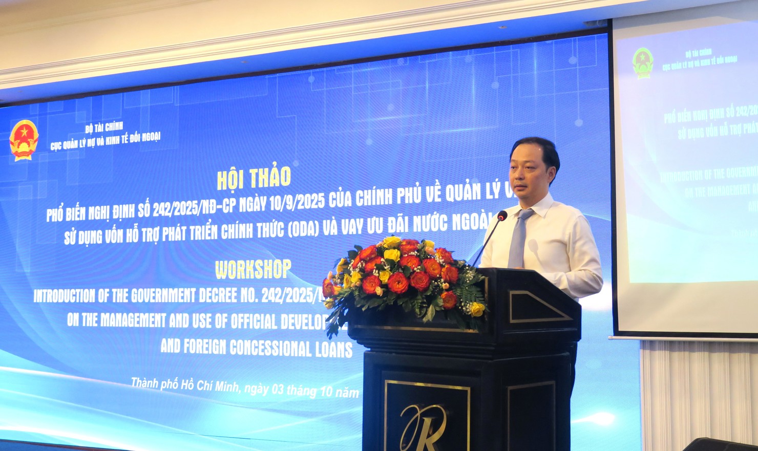 &Ocirc;ng Nguyễn Quốc Phương - Cục trưởng Cục Quản l&yacute; nợ v&agrave; Kinh tế đối ngoại (Bộ T&agrave;i ch&iacute;nh). Ảnh: Đức Mỹ