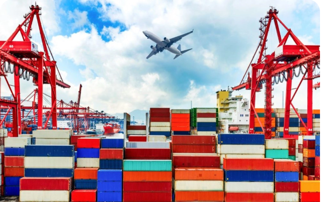 Xuất, nhập khẩu h&agrave;ng h&oacute;a, dịch vụ 9 th&aacute;ng năm 2025 tăng cao sơ với c&ugrave;ng kỳ năm trước