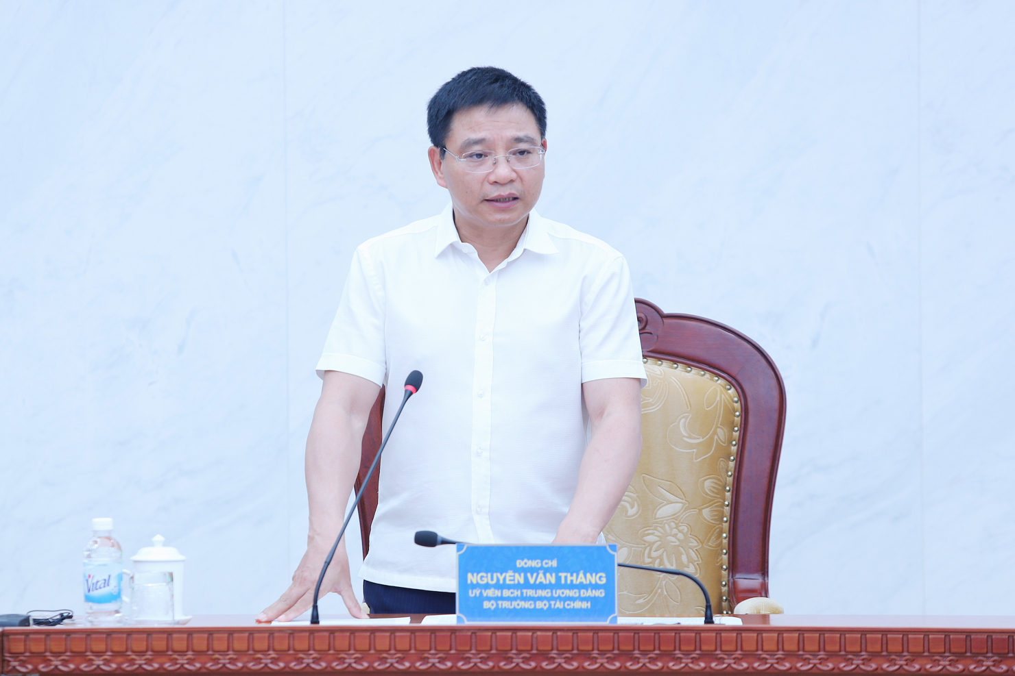 Bộ trưởng Nguyễn Văn Thắng khẳng định, chuyển đổi số l&agrave; yếu tố sống c&ograve;n của ng&agrave;nh T&agrave;i ch&iacute;nh.