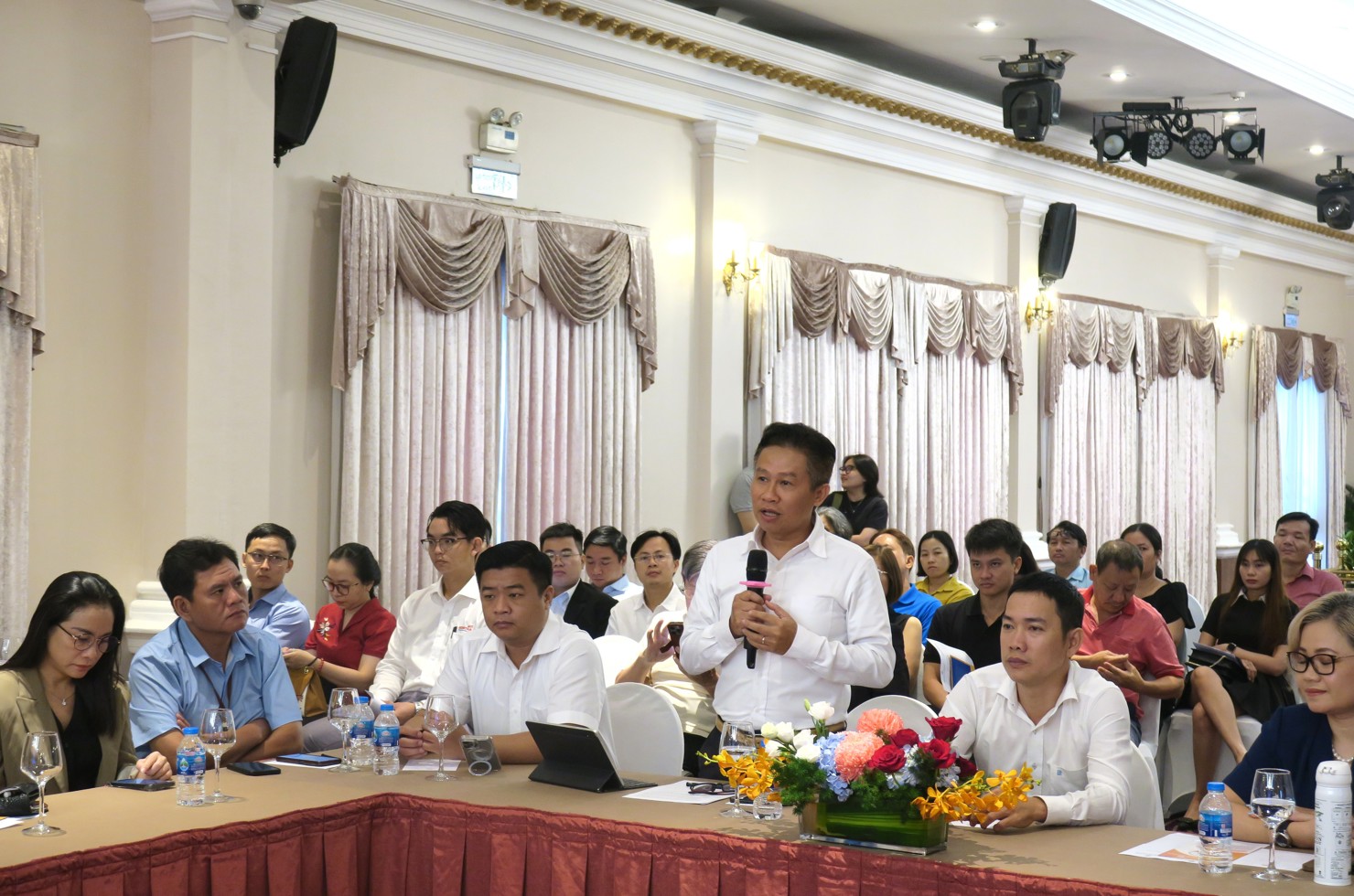Nhiều doanh nghiệp KHCN mong muốn Th&agrave;nh phố tiếp tục đẩy mạnh ch&iacute;nh s&aacute;ch ưu đ&atilde;i cho doanh nghiệp trong thời gian tới. Ảnh: Đức Mỹ
