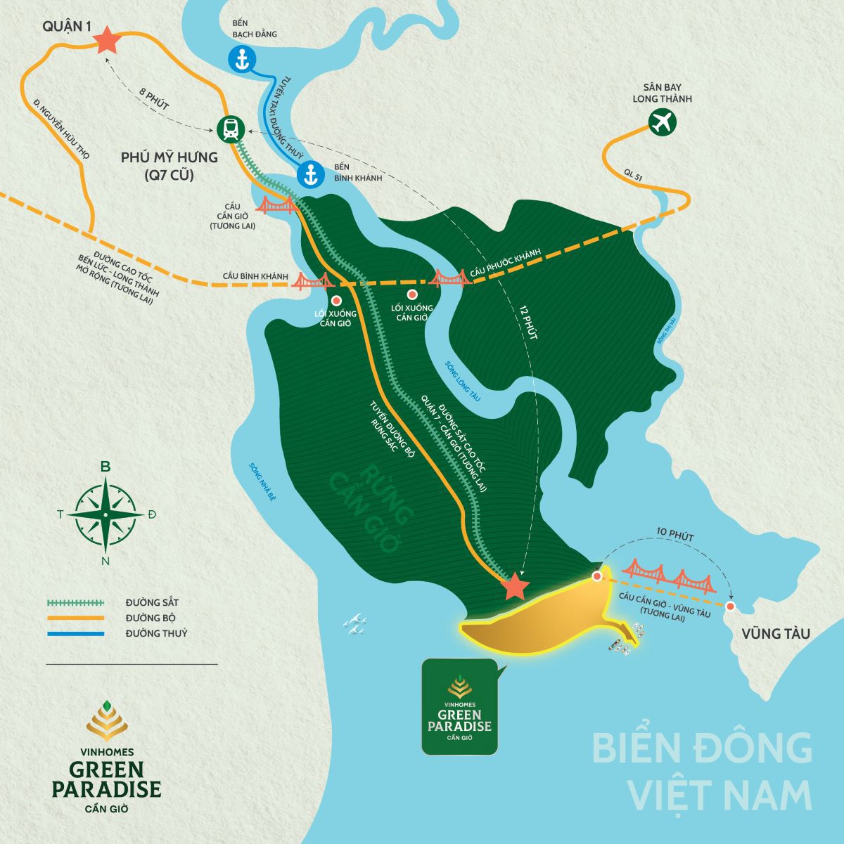 Hạ tầng&nbsp;đồng bộ khai mở vị thế trung t&acirc;m kết nối mới của Cần Giờ.