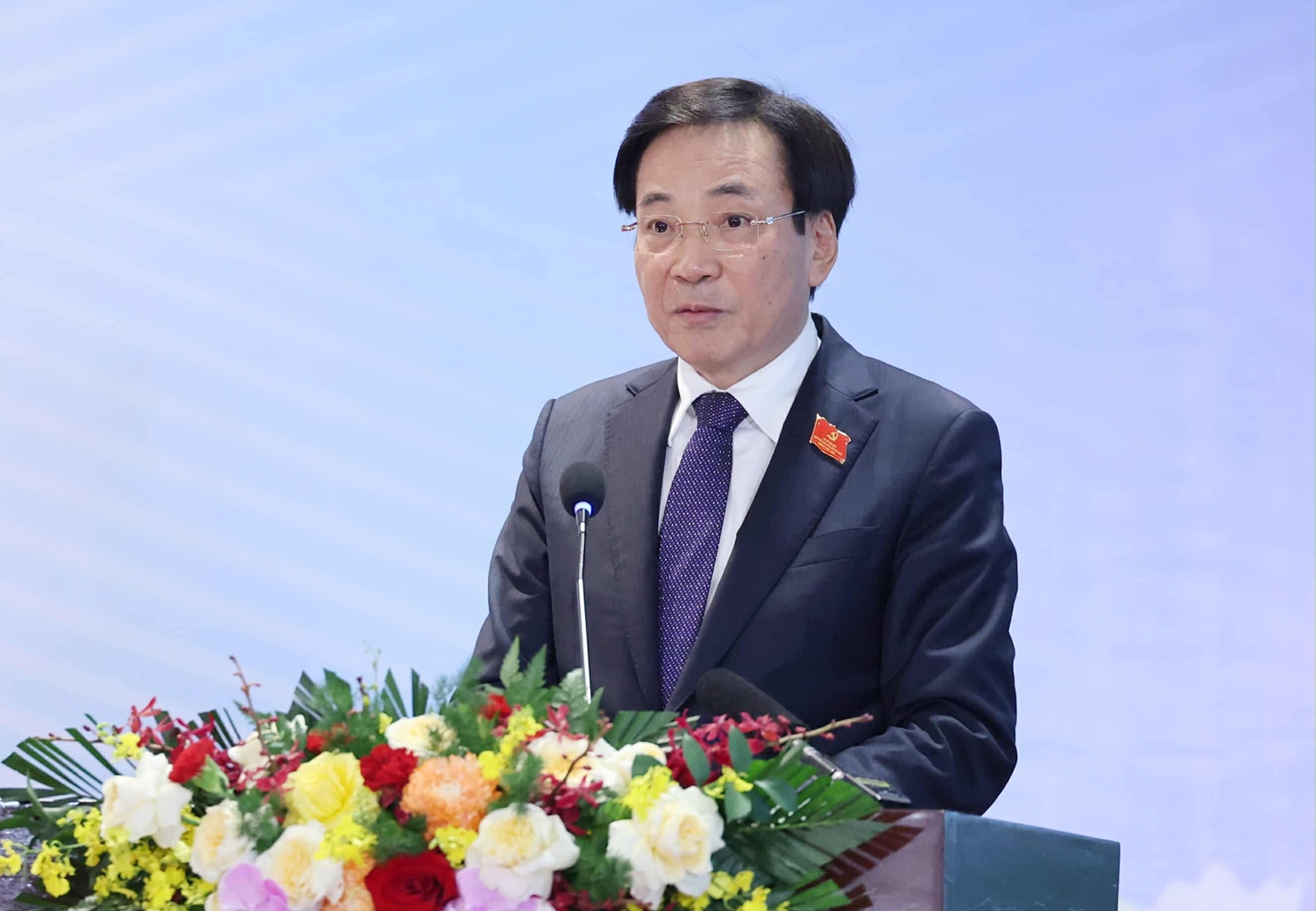 Bộ trưởng, Chủ nhiệm Văn phòng Chính phủ Trần Văn Sơn thông tin kết quả Đại hội đại biểu Đảng bộ Chính phủ lần thứ I, nhiệm kỳ 2025 - 2030.