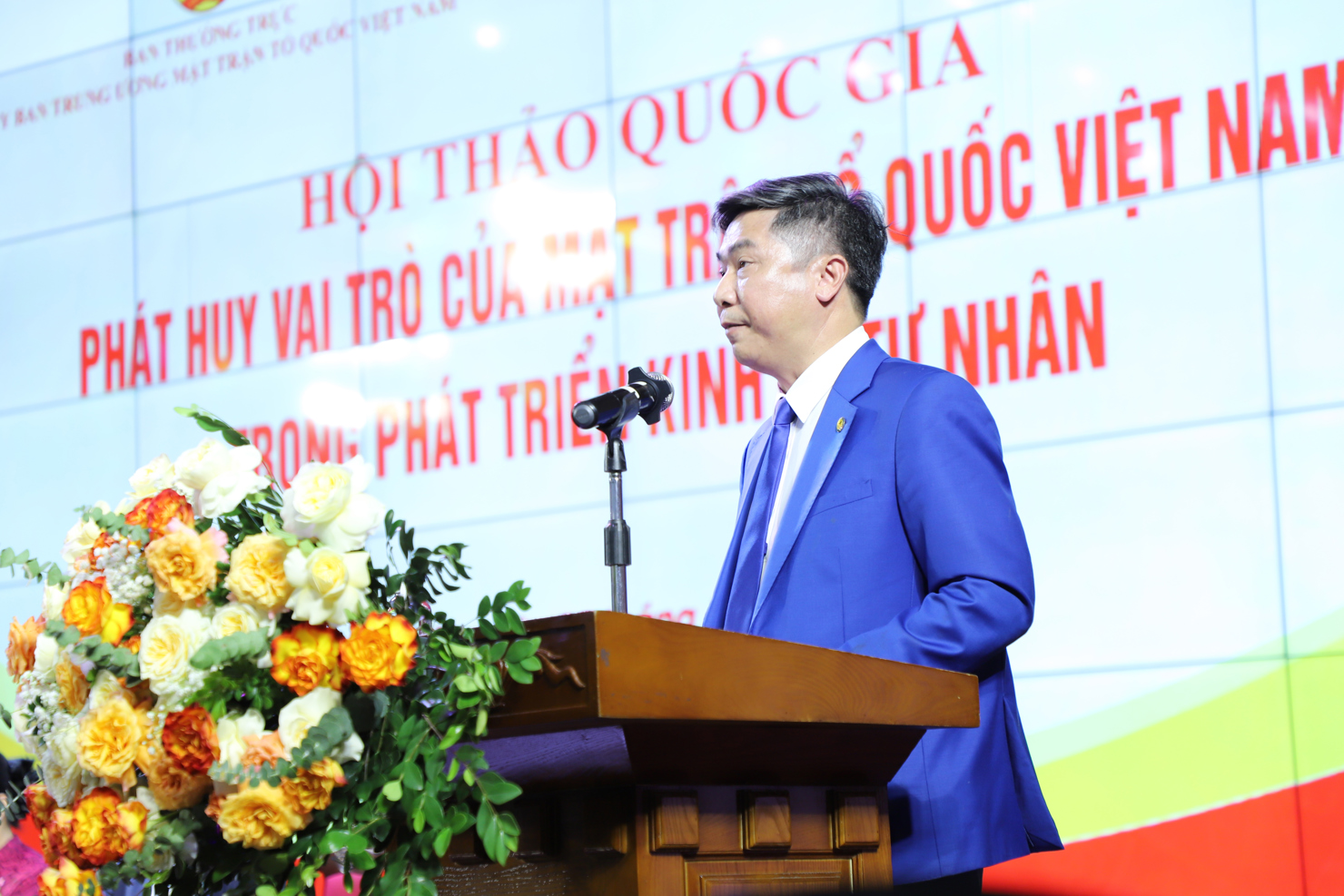PGS.TS Nguyễn Đào Tùng - Giám đốc Học viện Tài chính phát biểu tại Hội thảo.
