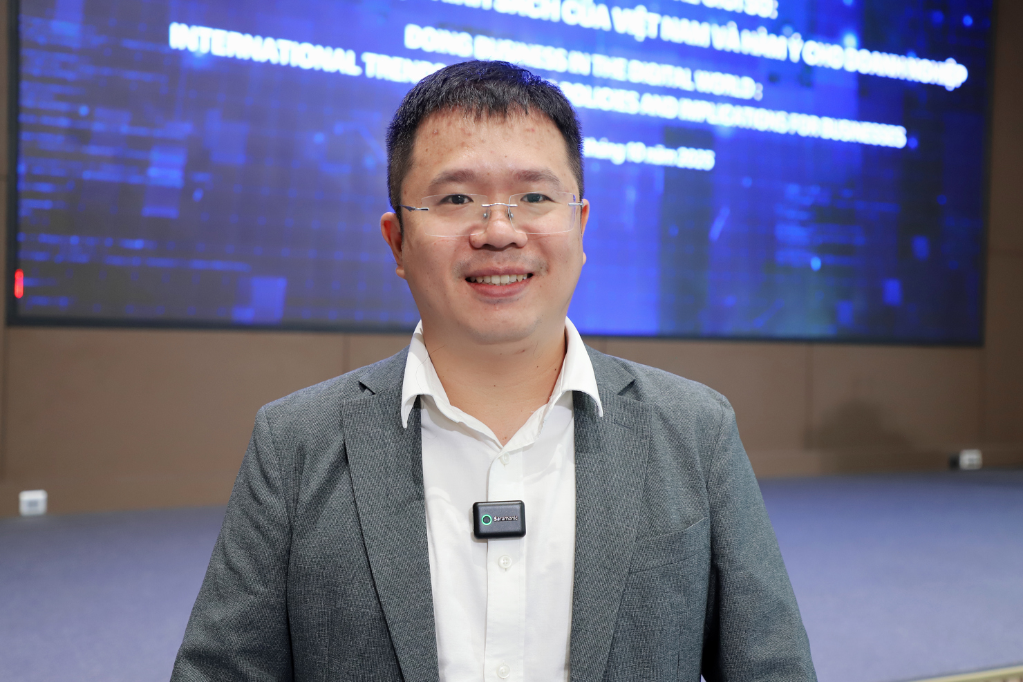 TS. H&agrave; C&ocirc;ng Anh Bảo - Trưởng Khoa Luật (Trường Đại học Ngoại thương).