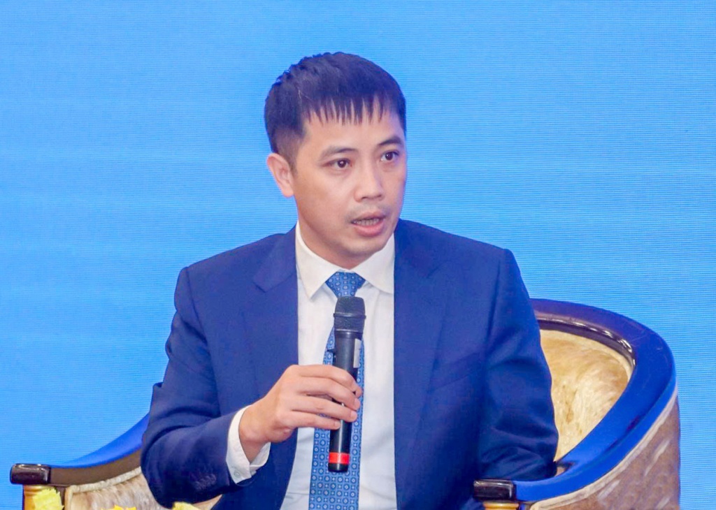 &Ocirc;ng Đậu Anh Tuấn - Ph&oacute; Tổng thư k&yacute;, Trưởng ban Ph&aacute;p chế Li&ecirc;n đo&agrave;n Thương mại v&agrave; C&ocirc;ng nghiệp Việt Nam (VCCI). Ảnh: Th&aacute;i B&igrave;nh.