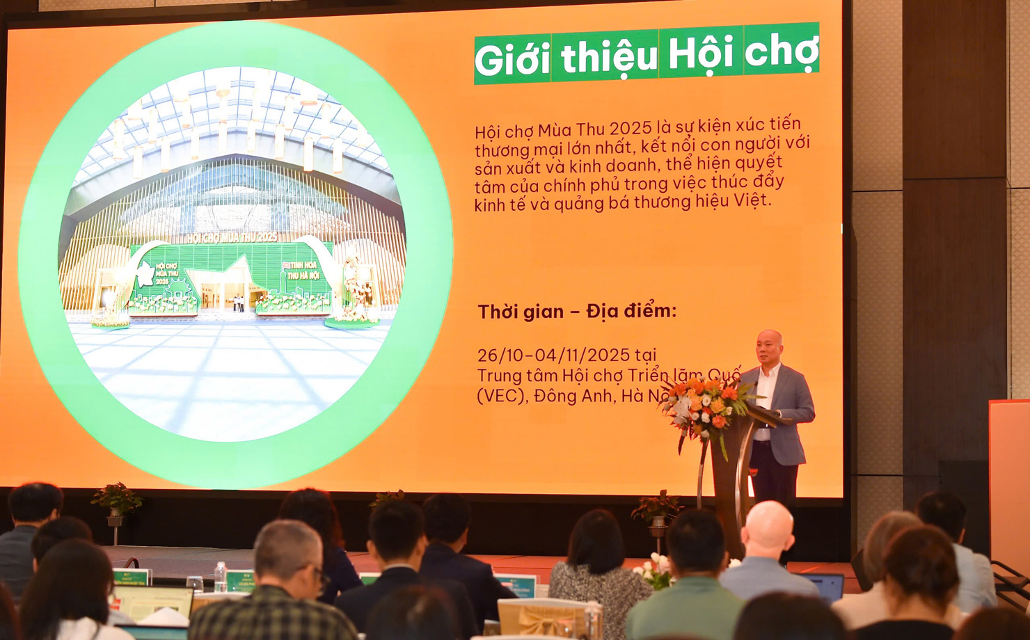Hội chợ Mùa Thu 2025 là sự kiện xúc tiến thương mại lớn nhất, kết nối con người với sản xuất, kinh doanh.